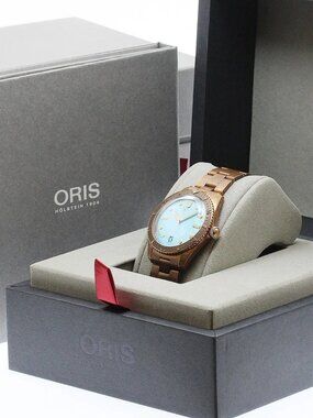 ORIS Divers 65 Cotton Candy 01 733 7771 3155 Date Automatic Men's Watch_
